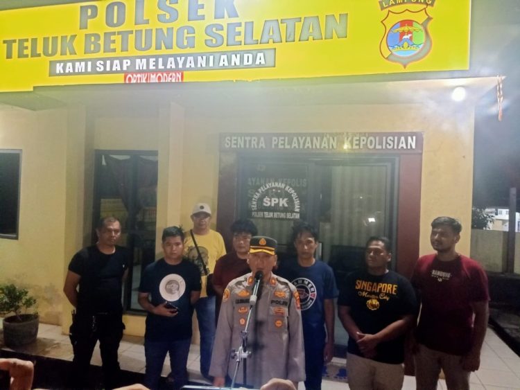 Polisi Tangkap 14 Orang Terkait Tawuran di Bandar Lampung, Kapolsek TbS: Status Masih Diperiksa