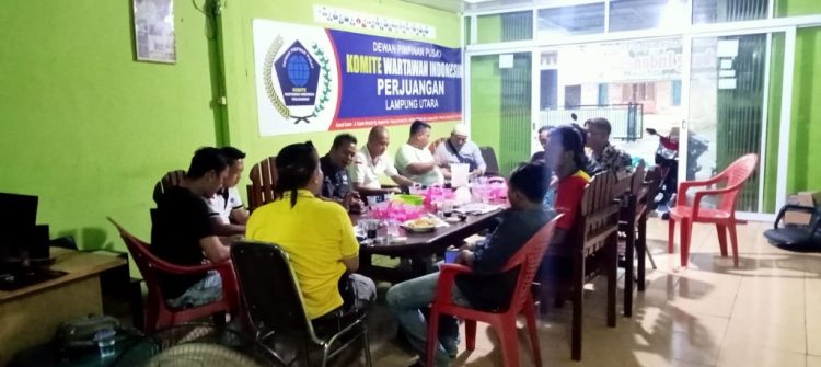 Organisasi Pers dan Jurnalis Lampung Utara Bergerak Bersama Melawan Kriminalisasi Wartawan