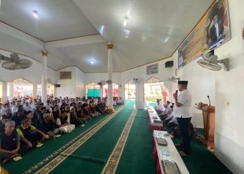 Ratusan WBP Lapas Narkotika Bandar Lampung Ikuti Tabligh Akbar