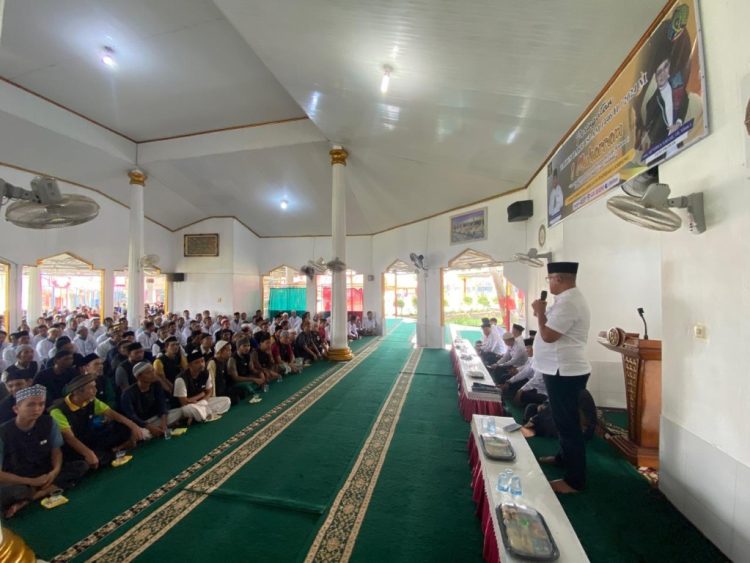 Ratusan WBP Lapas Narkotika Bandar Lampung Ikuti Tabligh Akbar