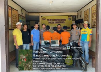 Tim TEKAB 308 Presisi Polres Lampung Barat Tangkap Pelaku Pencurian dan Penadahan