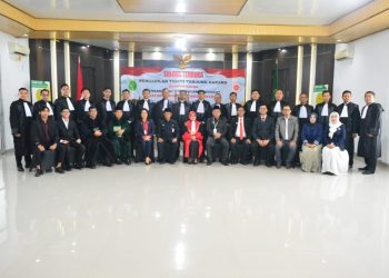 DPD IKADIN Lampung Lantik 18 Advokat, Garda Terdepan Penegak Konstitusi