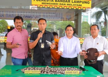 Pelaku Pencurian Berbersenjata Ditangkap di Bandar Lampung, Rekan Masih Buron