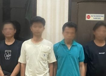 Polres Tanggamus Amankan Empat Tersangka Kasus Narkotika di Bulok