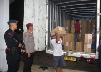 Polres Lampung Selatan Amankan Distribusi Logistik Pilkada 2024 Hingga Gudang KPUD