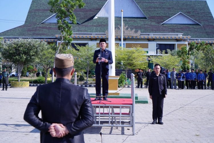 Pemkab Pringsewu Memimpin Upacara Peringatan Hari Sumpah Pemuda ke-96