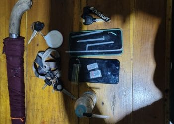 Tiga Pria Ditangkap Saat Mengonsumsi Sabu di Pos Satpam Katibung, Lampung Selatan