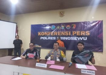 Polres Pringsewu Tangkap Kurir Sabu Asal Aceh dengan Barang Bukti 200 Gram