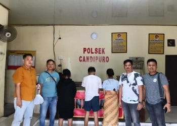 Polsek Candipuro Gerebek Pengedar Narkoba di Titiwangi, Tiga Tersangka Diamankan