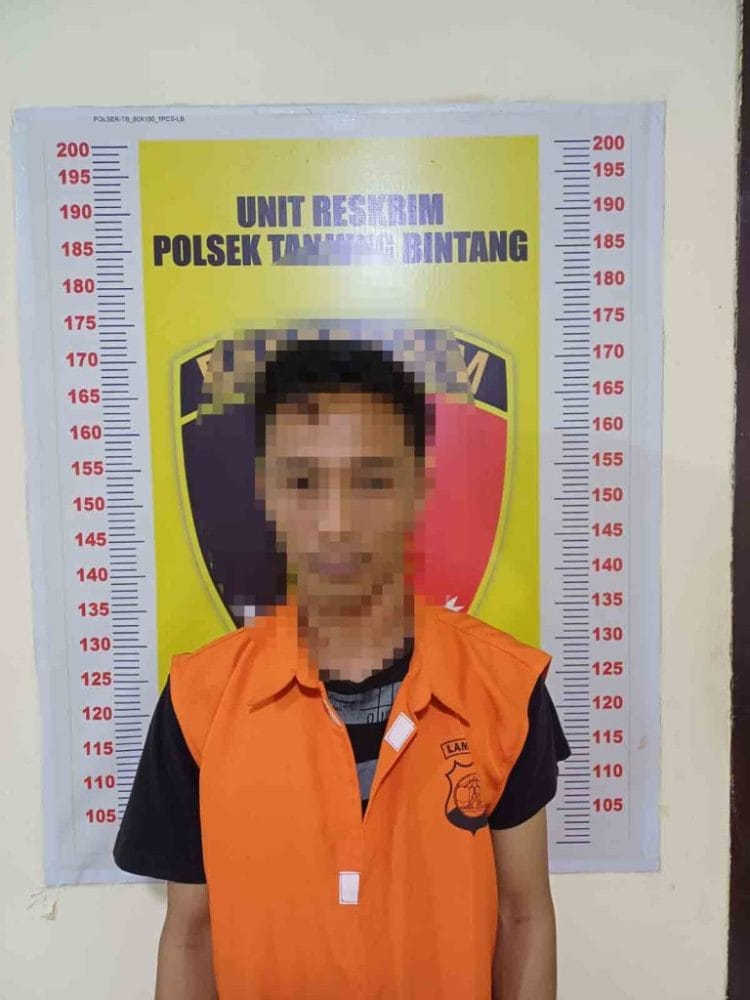 Polsek Tanjung Bintang Bekuk Bandar Sabu, Temukan 31 Paket Narkoba di Lampung Selatan