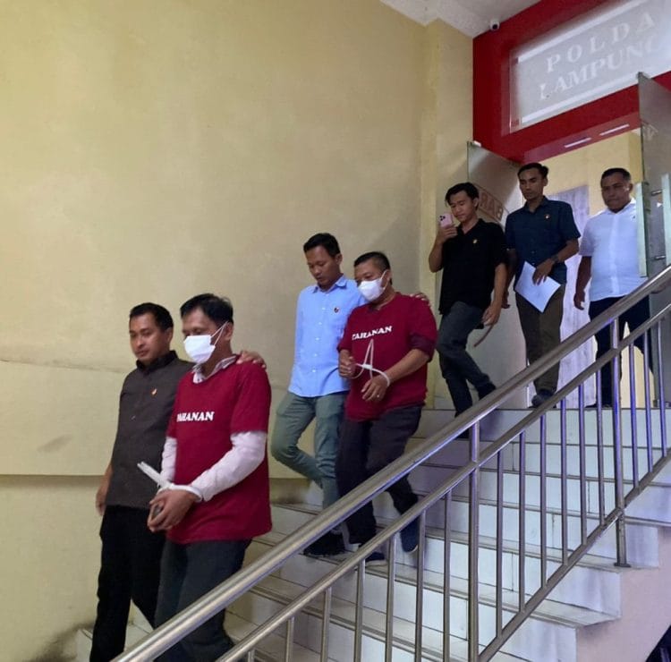 Polda Lampung Tahan Dua Tersangka Korupsi Dana BUMAKAM di Tulang Bawang