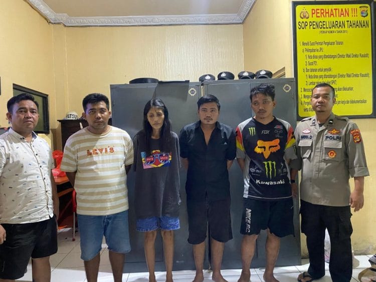 Polda Lampung Amankan 1,5 Kg Sabu, Empat Tersangka Ditangkap