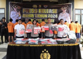 Polres Pesawaran Catatkan Kenaikan Pengungkapan Kasus 23,16% di Tahun 2024