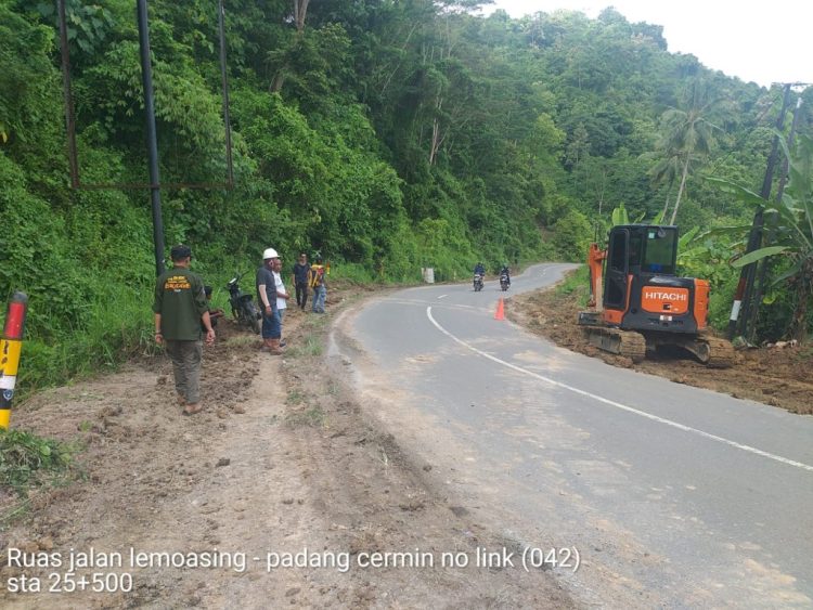 Dinas BMBK Bangun Talud Penahan Longsor di Pematang Liang untuk Cegah Bencana