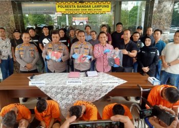 Polresta Bandar Lampung Bongkar Sindikat Curanmor, 4 Pelaku Ditembak