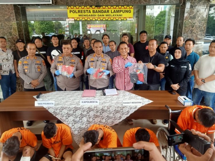 Polresta Bandar Lampung Bongkar Sindikat Curanmor, 4 Pelaku Ditembak