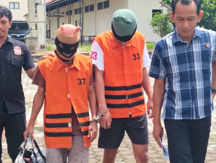 Tim Sikat Rajabasa Polres Lampung Selatan Ungkap Kasus Pencurian di Toko Panca Warna, Dua Tersangka Diamankan