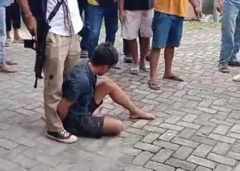 Aksi Heroik Agus Simanjuntak Lumpuhkan Pelaku Curanmor Bersenpi di Bandar Lampung