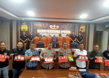 Polresta Bandar Lampung Tangkap 6 Pengedar Narkoba, Sita 2,2 Kg Sabu dan 100 Butir Ekstasi