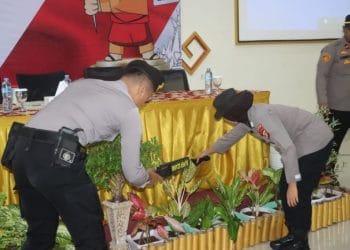 Polres Lampung Selatan Kerahkan 158 Personel untuk Amankan Penetapan Pasangan Bupati dan Wakil Bupati Terpilih