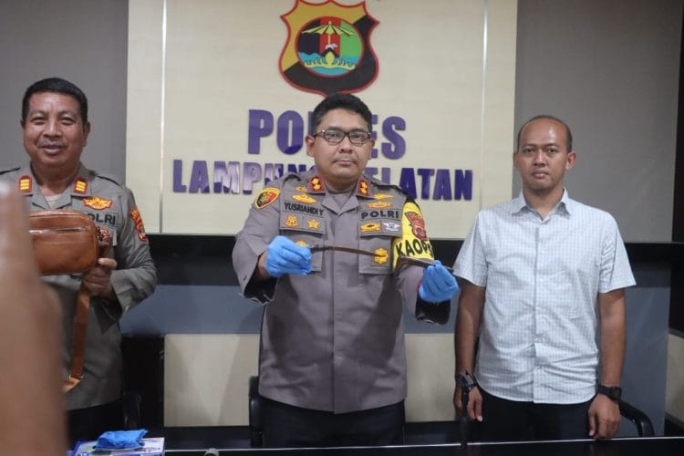 Polres Lampung Selatan Amankan Provokator Bersenjata Tajam Saat Eksekusi Lahan PTPN 7