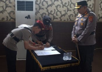 Empat Jabatan Strategis di Polres Lampung Selatan Berganti, Kapolres Pimpin Sertijab