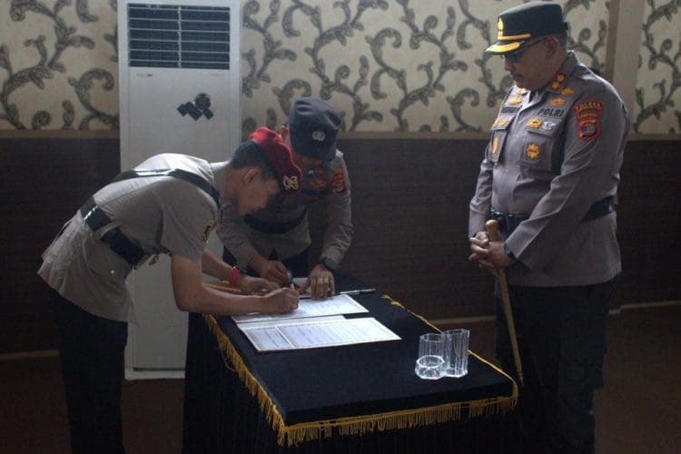 Empat Jabatan Strategis di Polres Lampung Selatan Berganti, Kapolres Pimpin Sertijab