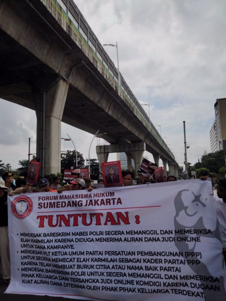 Aksi Jilid 2: Desak Bareskrim Periksa Elah Karmilah, Mahasiswa Siap Kawal Kasus Judi Online Komdigi