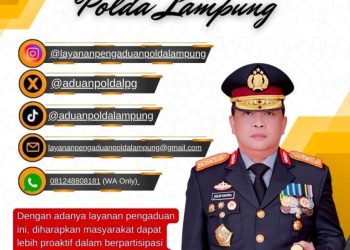 Polda Lampung Perkuat Layanan Pengaduan Digital 24 Jam untuk Masyarakat