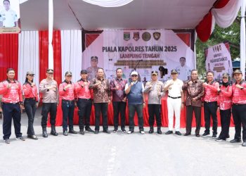 Piala Kapolres 2025 Resmi Dibuka, Bangun Karakter Pelajar Lampung Tengah Menuju Indonesia Emas 2045