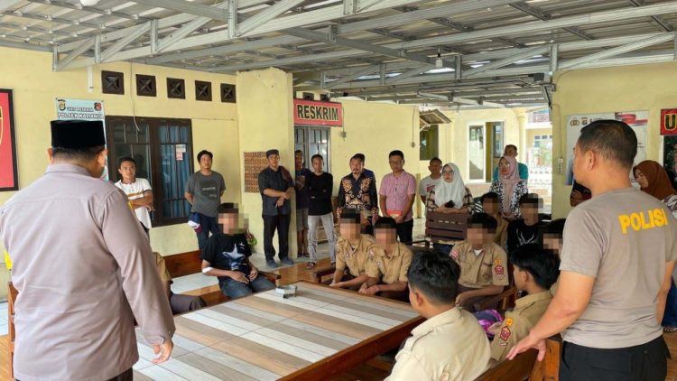 10 Pelajar Diamankan Polisi usai Tawuran di Jalur Dua Desa Hara