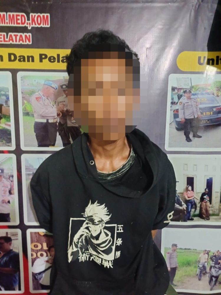 Polsek Sidomulyo Amankan Pelaku Pencurian Mesin Sibel di Persawahan