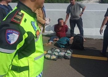 BNNP dan PJR Polda Lampung Gagalkan Penyelundupan 15 Kg Sabu di Tol Terpeka