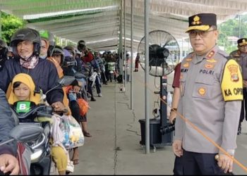 Kapolda Lampung Ajak Pemudik Utamakan Istirahat: “Lebih Baik Tiba Lambat, Asal Selamat”