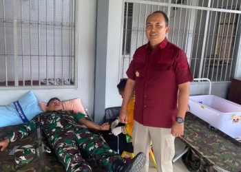 Lapas Narkotika Kelas IIA Bandar Lampung Gelar Donor Darah Bersama Kodim 0421 Lamsel dalam Rangka Hari Bakti Pemasyarakatan ke-61