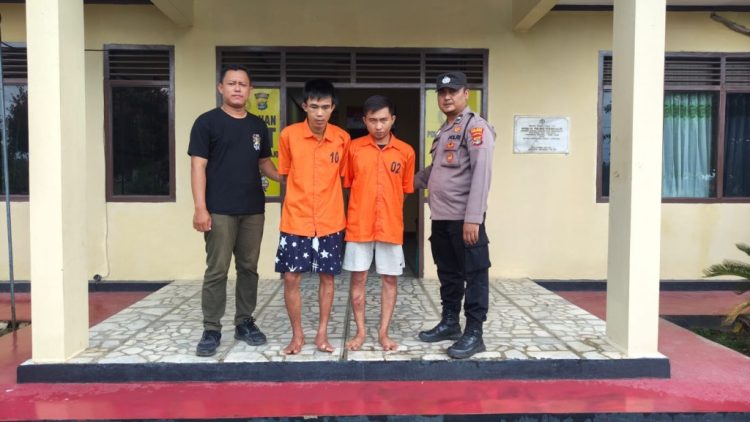 Dikejar Warga, Dua Pencuri Motor Asal Tanggamus Tersungkur dan Ditangkap di Pringsewu