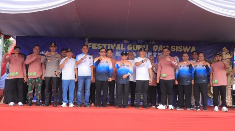 Festival Pendidikan Meriah di Kota Metro, Kapolres Siaga Jaga Keamanan Acara