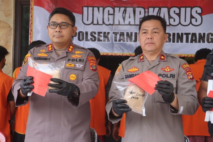 Polsek Tanjung Bintang Sukses Ungkap Tiga Kasus Penggelapan, Total Kerugian Capai Rp 585 Juta