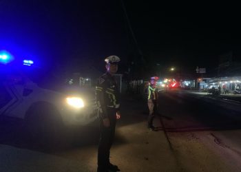 Sat Lantas Polres Pesawaran Gelar Blue Light Patrol untuk Wujudkan Lalin Aman dan Lancar di Jalinbar