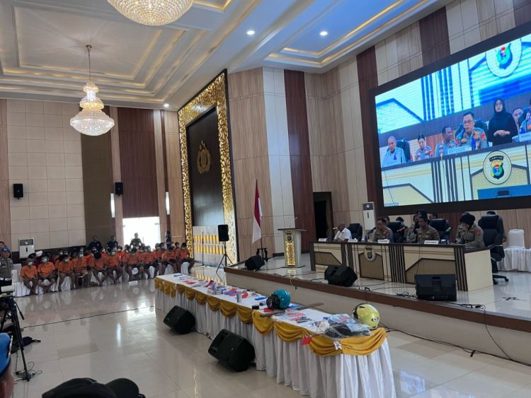 Operasi Pekat 2025: Polda Lampung Gulung 399 Penjahat Jalanan, 121 Jadi Tersangka