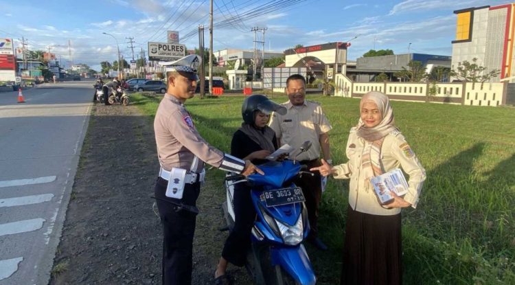 Sat Lantas Lampung Selatan Sosialisasikan Pemutihan Pajak dan Perkuat Penegakan Hukum Lalu Lintas