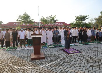 Shalat Iduladha di Polres Pesawaran: Harmoni, Keteladanan, dan Kedekatan Polri dengan Masyarakat