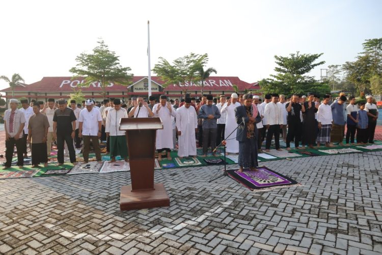Shalat Iduladha di Polres Pesawaran: Harmoni, Keteladanan, dan Kedekatan Polri dengan Masyarakat