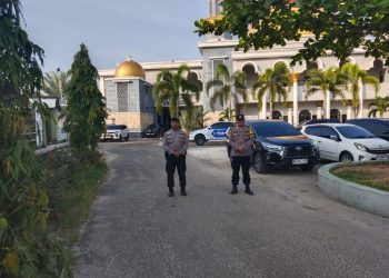 Polsek Gedong Tataan Amankan Sholat Idul Adha dan Lalu Lintas Jalinbar, Wujudkan Ibadah yang Khusyuk dan Jalanan Lancar