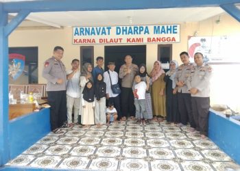 Silaturahmi Haru: Keluarga Korban Tenggelam Sampaikan Terima Kasih kepada Sat Polairud Polres Lampung Selatan