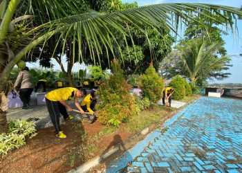 Polres Pesawaran Gelar Kurve: Wujudkan Lingkungan Kerja Bersih dan Nyaman