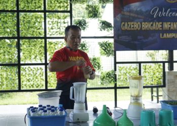 Danbrigif 4 Marinir Pimpin Penyuluhan Mikroba untuk Pupuk Organik: Dorong Pertanian Ramah Lingkungan