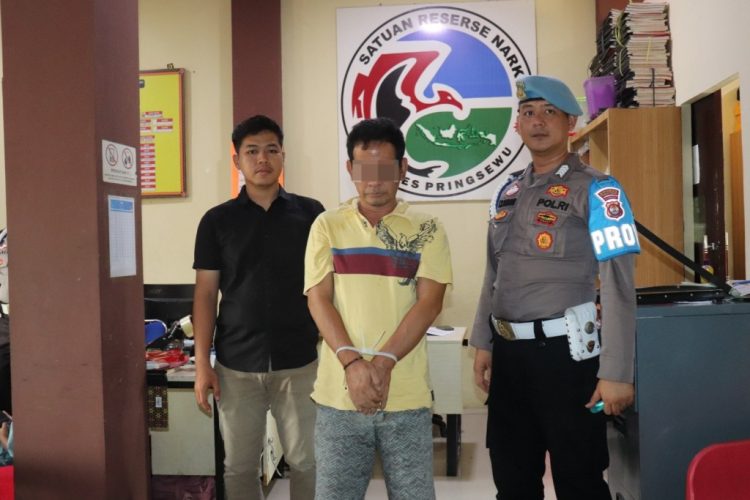 Baru Bebas, Residivis di Pringsewu Kembali Ditangkap Edarkan Sabu