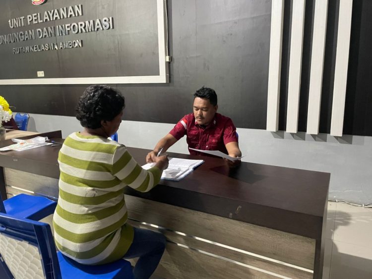 Tingkatkan Pelayanan Publik, Rutan Ambon Edukasi Keluarga WBP Soal Prosedur Pembebasan Bersyarat