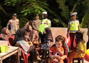 Satlantas Polres Pesawaran Intensifkan KRYD Malam Libur: Amankan Lalu Lintas, Teguhkan Rasa Aman Warga